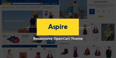 Aspire - Electronic Store Responsive OpenCart Theme by MagikCommerce