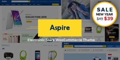 Aspire - Multipurpose Responsive WooCommerce WordPress Theme by MagikCommerce