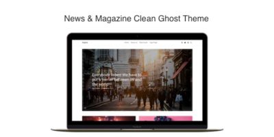 Aspire - News & Magazine Clean Ghost CMS Theme by aspirethemes