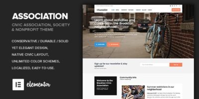 Association - Civic and Third Sector Nonprofit Theme by Dannci
