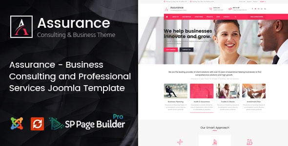 Assurance - Business Consulting and Professional Services Joomla Template by JoomlaBuff