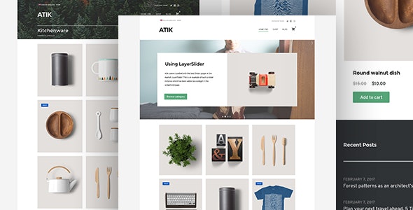 Atik - A Simple WordPress Theme for your Online Store by Codestag