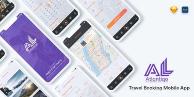 Atlantigo -Travel & Flight Booking Mobile App by DigitalCarving