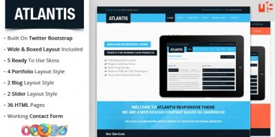 Atlantis : Bootstrap Multipurpose Responsive Theme by mannatstudio