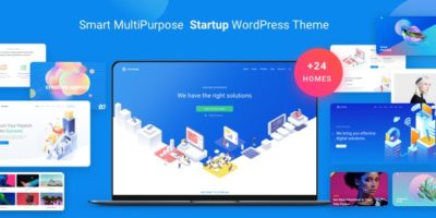 Atomlab - Startup Landing Page WordPress Theme by ThemeMove
