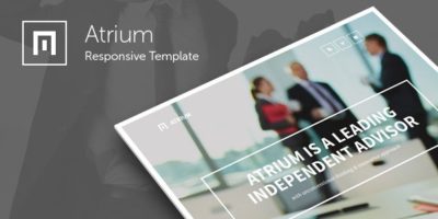 Atrium - Finance Consulting Advisor Template by QuanticaLabs