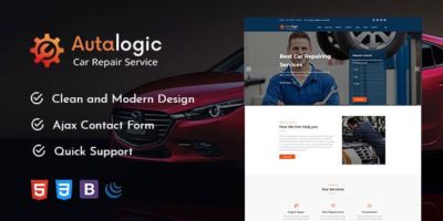 Autalogic - Modern Auto Car Repair Business HTML5 Template by themepresss