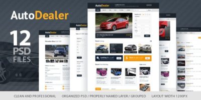 Auto Dealer - Car Dealer PSD Template by winterjuice