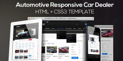 Automotive Cars Dealer Responsive HTML5/CSS3 by CoralixThemes