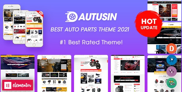 Autusin - Auto Parts & Car Accessories Shop Elementor WooCommerce WordPress Theme by magentech