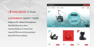 Avalanche for Shopify — Responsive Premium Theme by obest