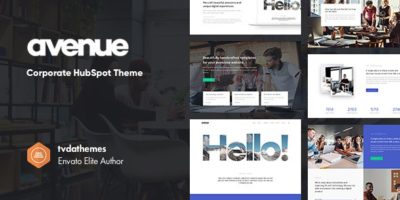 Avenue - Creative Agency HubSpot Theme by tvdathemes