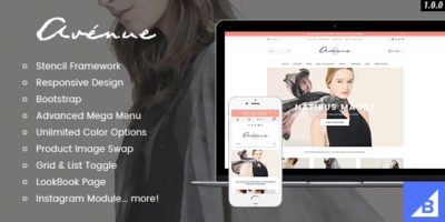 Avenue - Responsive Fashion BigCommerce Theme: Stencil & Google AMP Ready by halothemes