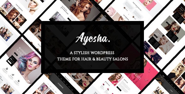 Ayesha - Hairdressers and Beauty Salons WordPress Theme by dropletthemes