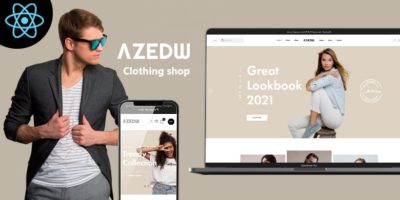 Azedw - React Clothing eCommerce Template by wp_studio