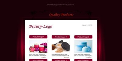 BEAUTY - Email Template - 6 Layouts by owltemplates