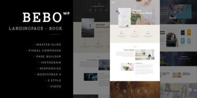 BEBO - Book/eBook/ISSUE + Author Landing Page by Beautheme