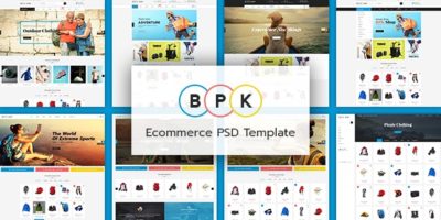 BPK Shop - Ecommerce PSD tempate by AzureTheme