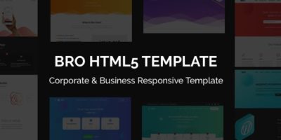 BRO - Corporate & Business Responsive Template by WHMCSdes