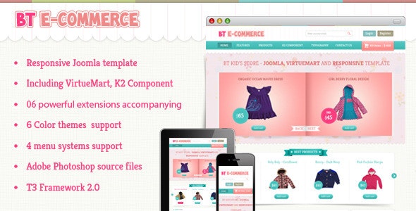 BT E-commerce - Responsive Joomla and Virtuemart by bowthemes