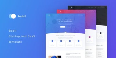 Babil - Startup and SaaS template by tempload