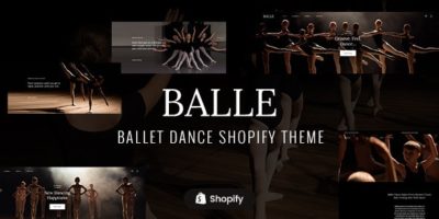 Balle - Dance Studio Shopify Theme by designthemes