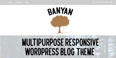 Banyan - Multipurpose Responsive WordPress Blog Theme by BanyanTheme
