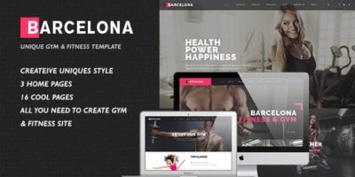 Barcelona - Fitness HTML Template by wp-copilot