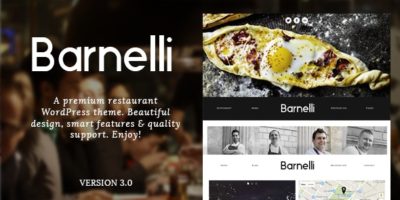 Barnelli - Restaurant Responsive WordPress Theme by yosoftware