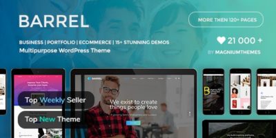 Barrel - Creative Corporate Business Responsive Multi-Purpose WordPress Theme by dedalx