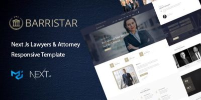 Barristar - Next Js Attorney Template by wpoceans