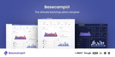 BasecampUI Bootstrap Admin Dashboard Template by bootstrapdashHQ