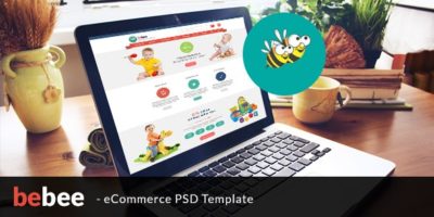 BeBee – eCommerce PSD template by PopoThemes