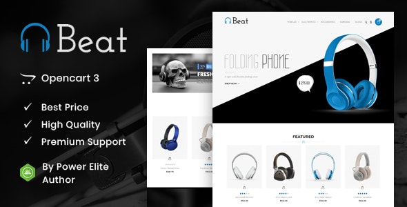 Beat - Multipurpose OpenCart 3 & 2 Theme by TemplateMela
