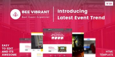 BeeVibrant - Event and Conference HTML Template by ExproStudio