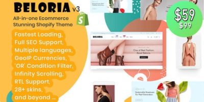 Beloria - Fastest Multi Languages Shopify Fashion Theme by boostheme
