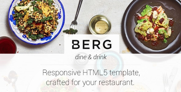 Berg - Restaurant Dedicated HTML5 Template by yosoftware