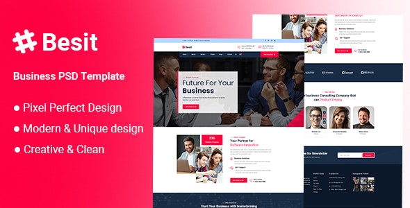 Besit - Business PSD Template by designexpart260