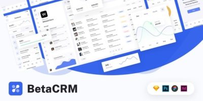 BetaCRM - UI Kit for SaaS Admin Dashboards by WhiteUiStore