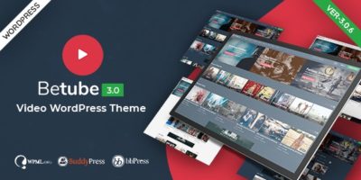 Betube Video WordPress Theme by JoinWebs
