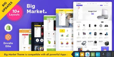 Big Market - Shopify Multi-Purpose Responsive Theme by TemplateTrip