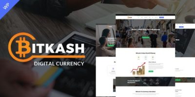 Bitkash-Digital Currency WordPress Theme by Xaoni