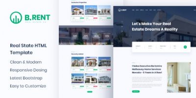 Bizrent - Property Real Estate HTML Template by coUI