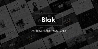 Blak - Responsive MultiPurpose HTML5 Website Template by codelayers