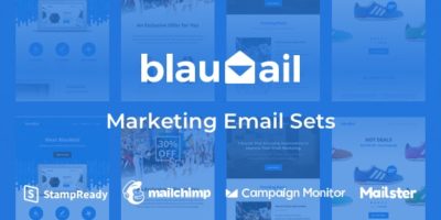 Blaumail - Marketing Email Sets + Notification Pack by webtunes