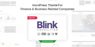 Blink - Finance and Accounts Business WordPress Theme by Themographics