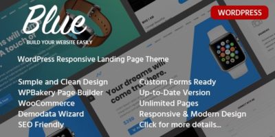 Blue - Product Landing Page WooCommerce Theme by Ninetheme