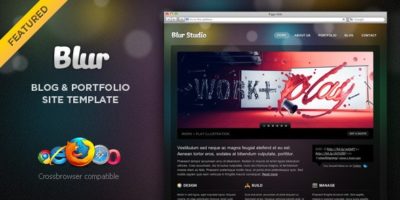Blur - Portfolio and Blog Template by enstyled
