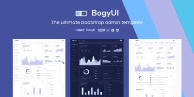 BogyUI Bootstrap Admin Dashboard Template by bootstrapdashHQ