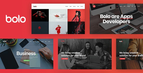 Bolo - Creative Multipurpose Website Template by designesia
